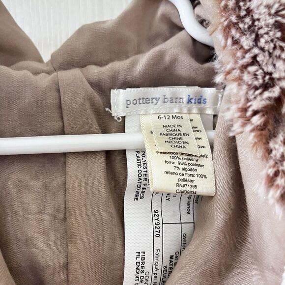 Pottery Barn Kids Baby Monkey Costume Halloween PBK Size 6-12 Months - Picture 8 of 14